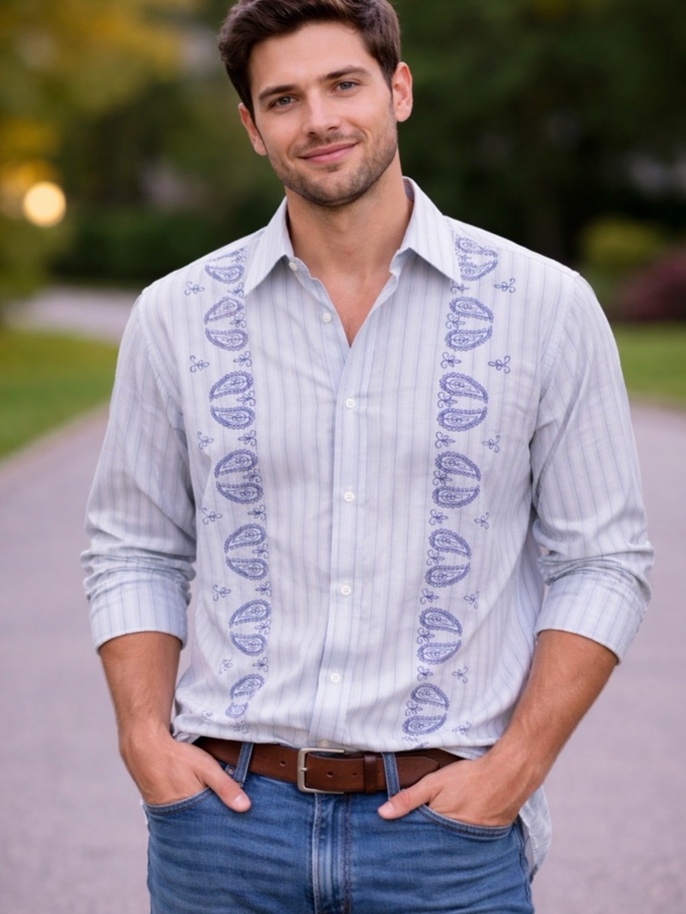 Men’s Embroidered Shirt